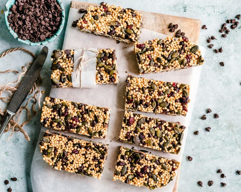 Crispy Honey Oat Granola Bars